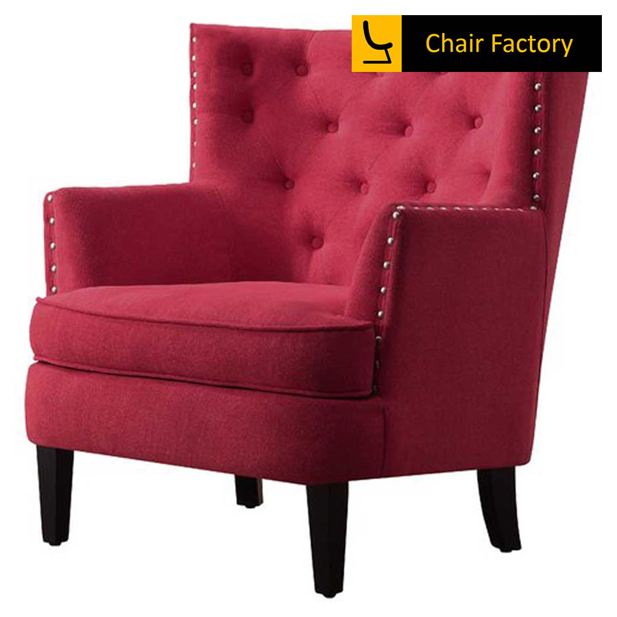 Eyetel Red Accent Chair